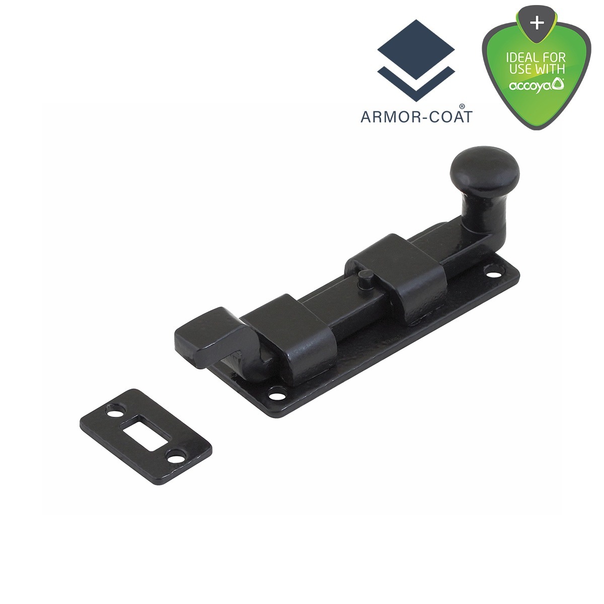Cranked Knob Bolt Black Stonebridge