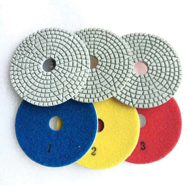 New Pattern 3 Step Diamond Velcro Polishing PadsDiamond Grinding Wheels
