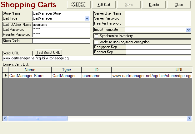 Setting Up a CartManager Cart [Legacy KB]