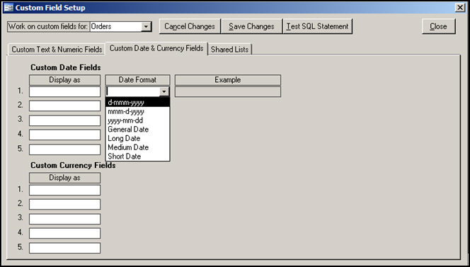 Configuring Custom Fields Configuring Custom Fields