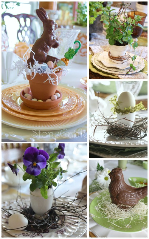 CREATIVE IDEAS FOR SETTING THE BEST EASTER TABLE EVER! StoneGable