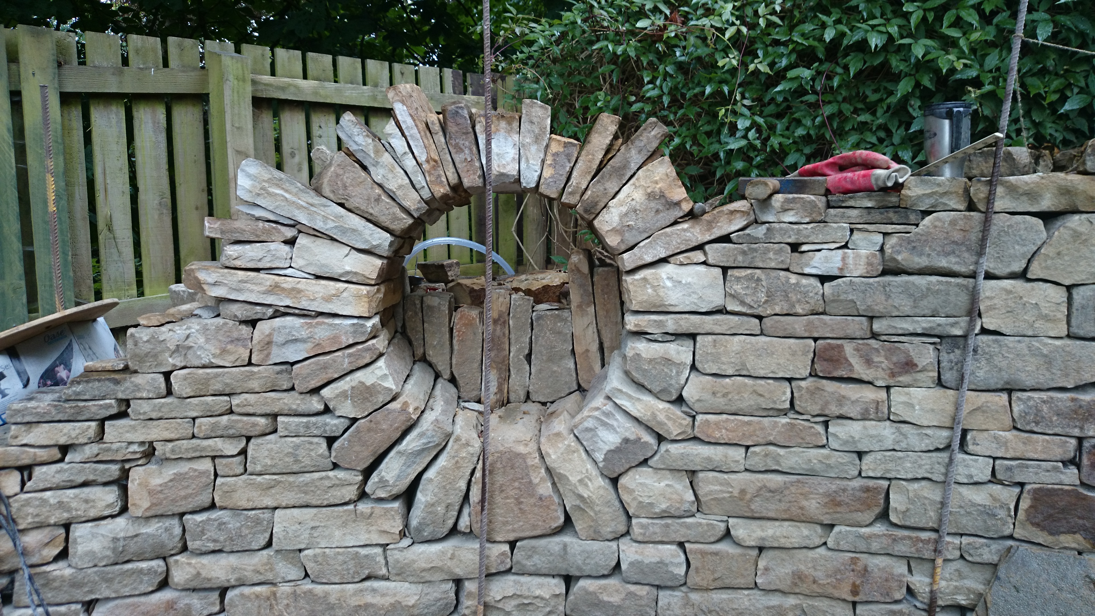 Dry Stone Wall Garden
