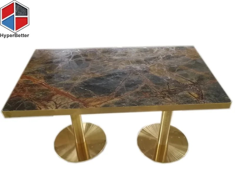 120cm*70cm rainforest rectangular marble tea table