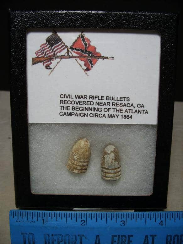 Civil War Bullets (121616f) The Stones & Bones Collection