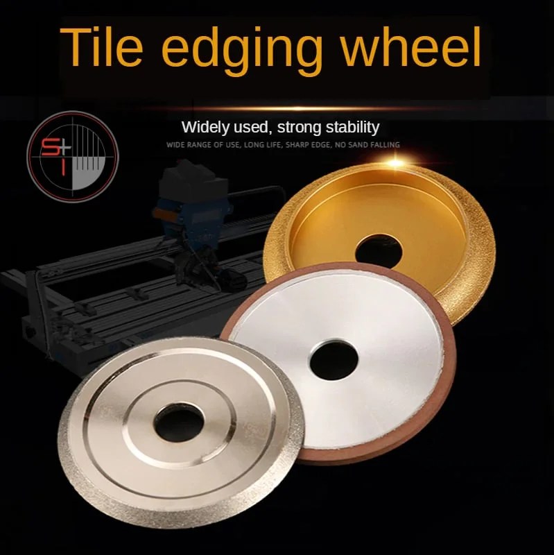 Tile cutting machine ceramic tile bevel round edge grinding wheel