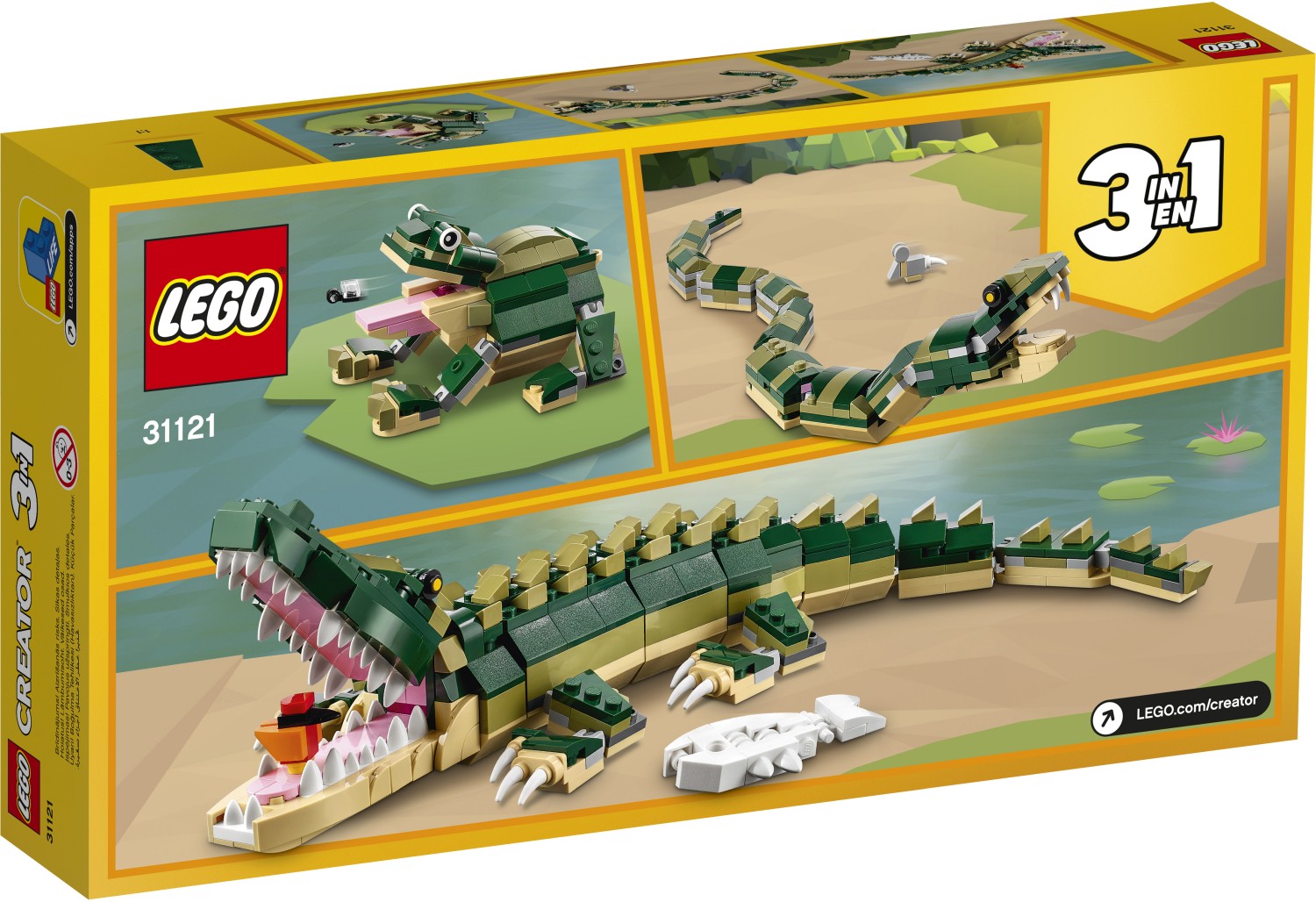 LEGO Creator 2021 Neue Bilder vom Krokodil und Aquarium!