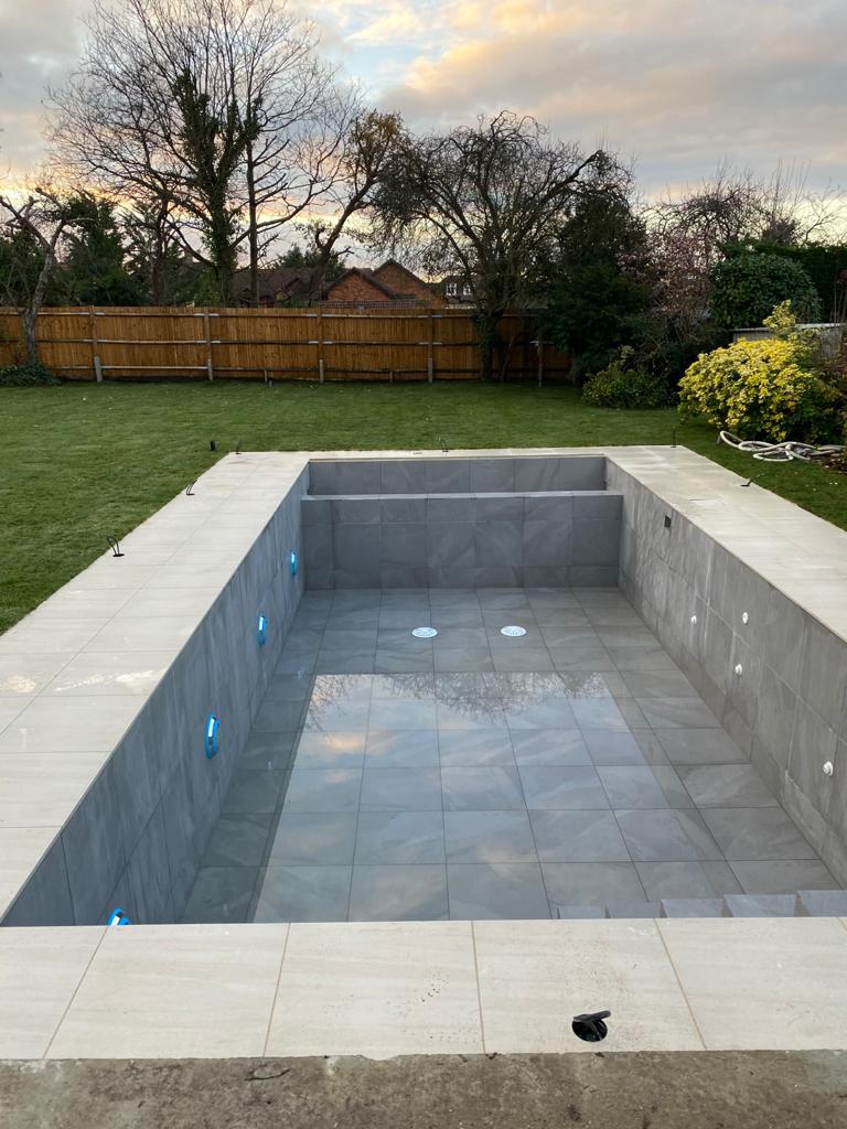 Porcelain Pool Linings Stoneworld in Oxfordshire