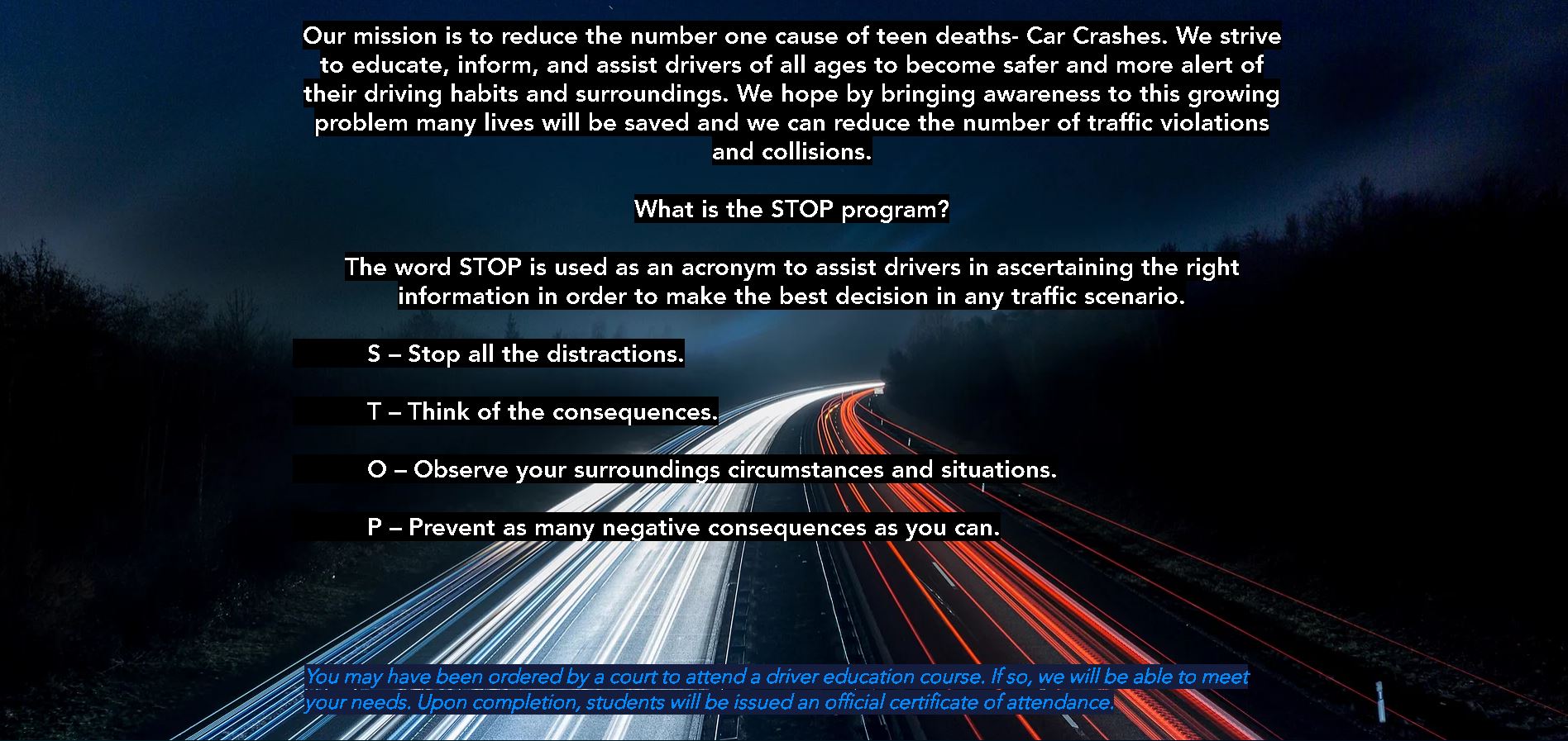 home about us contact registration