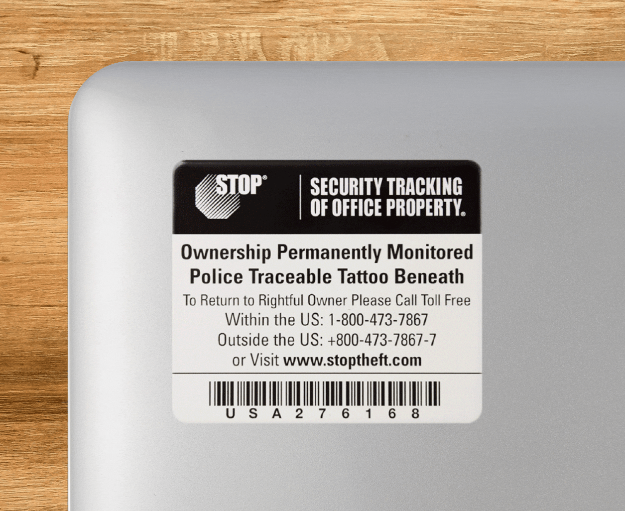 stopsecurityplate2 Security Tracking of Office Property
