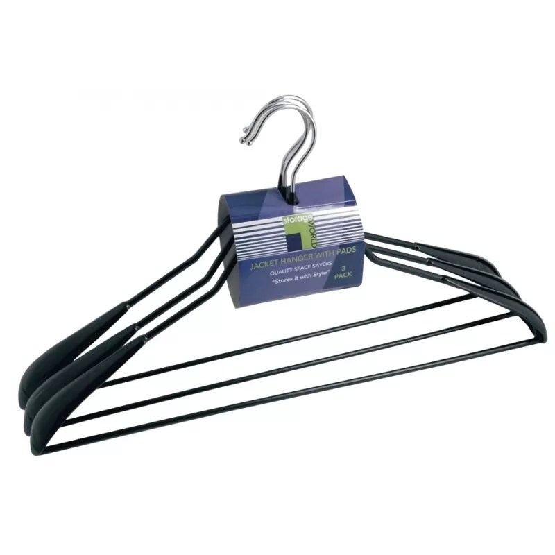 Coat Hanger With Pads 3 Pack