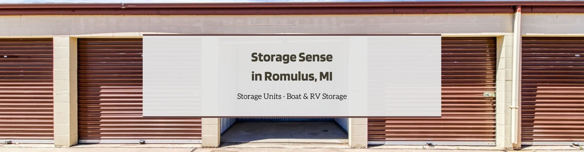 Quality Storage Units in Romulus MI Near Detroit Metropolitan Airport