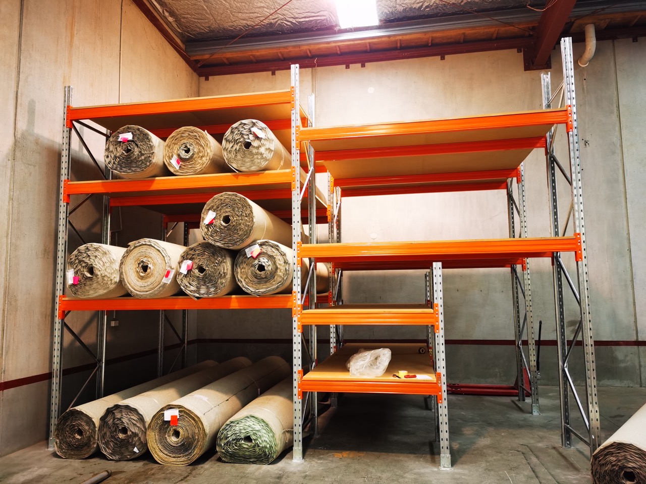 Custom Carpet Racking Storage Solutions StorageSolution NZ
