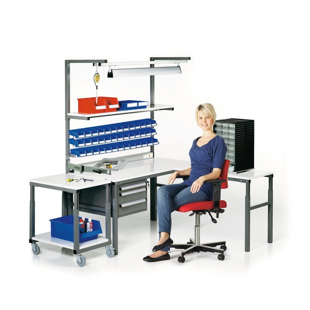 Workbench with Shelf TPH ESD Storage Systems and Equipment