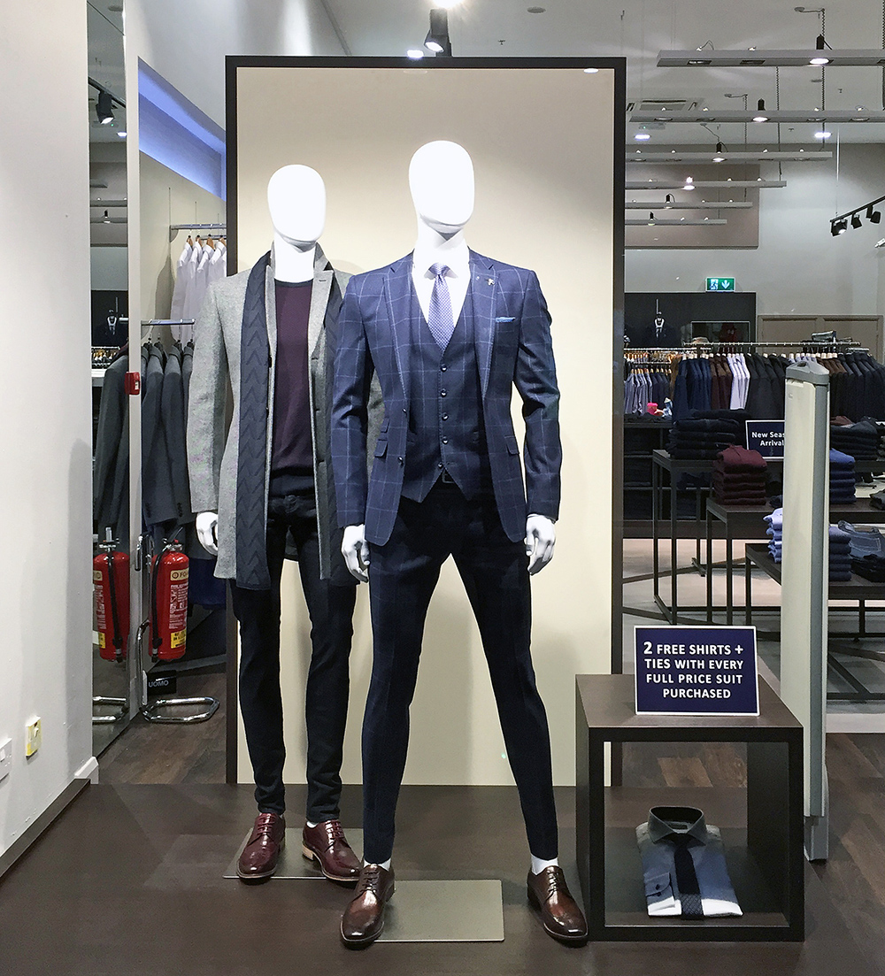 Best Menswear Pavilions Swords Store Design