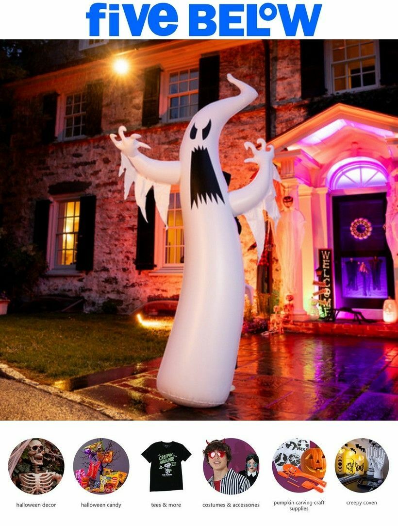 Five Below Halloween Ad & Deals from August 24