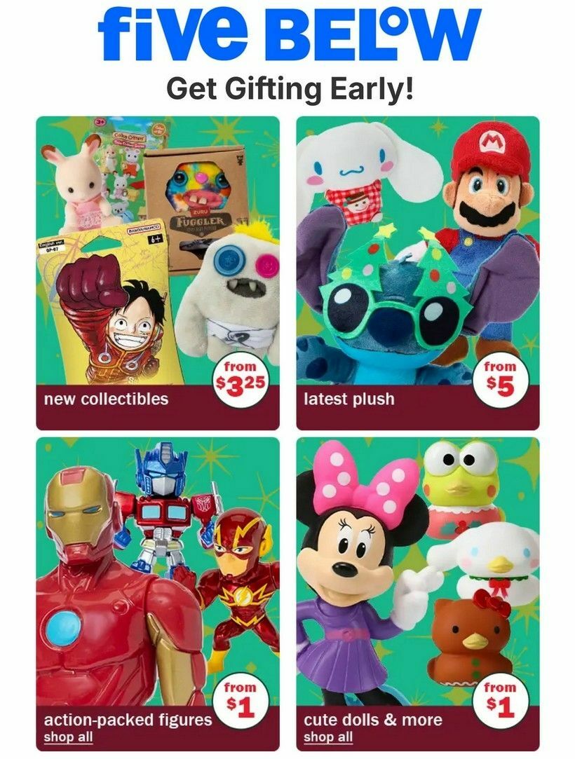 Five Below Ad & Deals from October 31