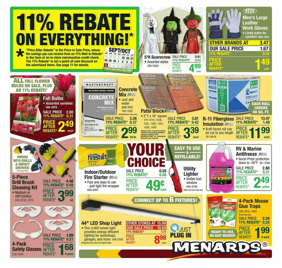 Menards Weekly Ads Special Buys From September 24