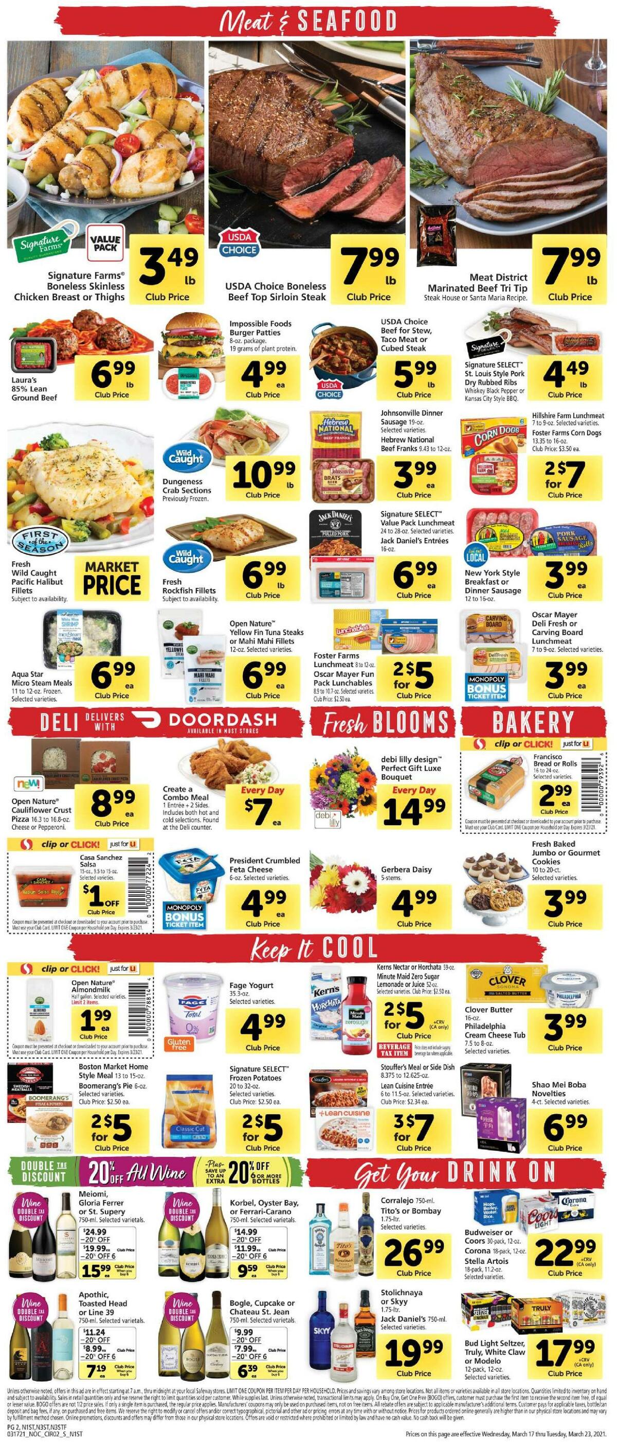 Safeway Weekly Ads & Special Buys for March 17 Page 2