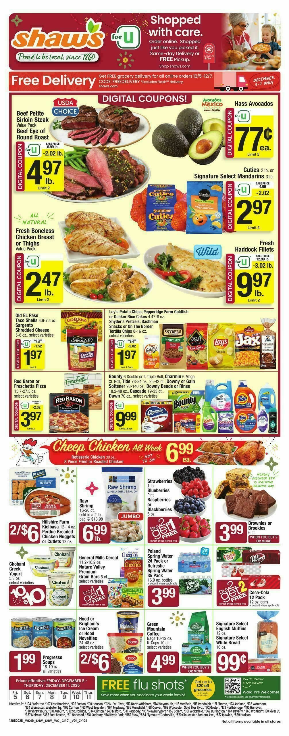 Shaw's Weekly Flyer from December 5