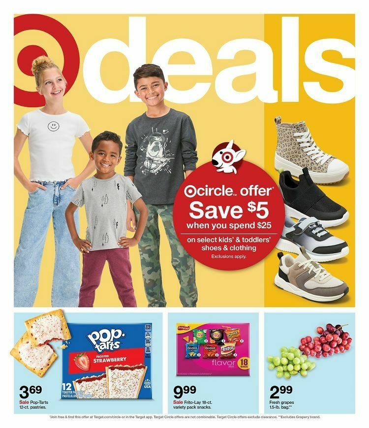 Target Weekly Ad & Weekly Deals from August 6
