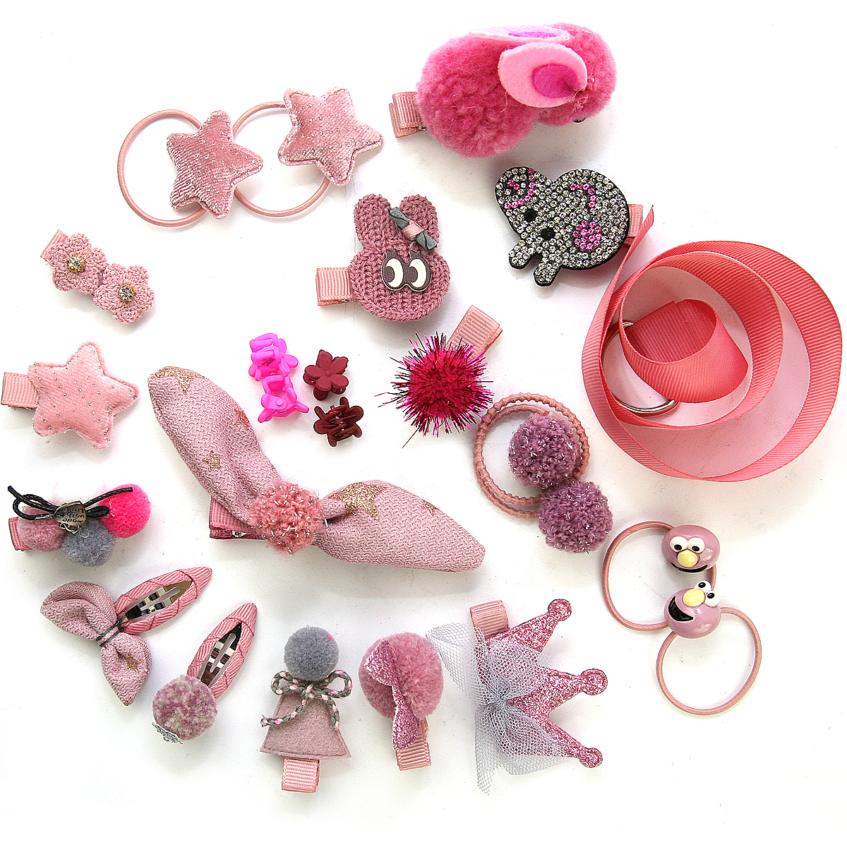 Hair Accessories Girls Gift Box Set 20+ Different Hair Clips Barrettes