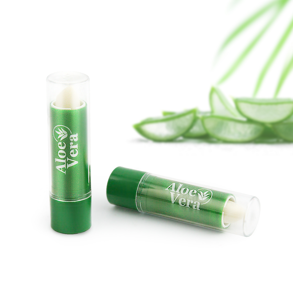 24 x Lip Balm Aloe Vera Lip Care Lipstick Full Size Hydrates and