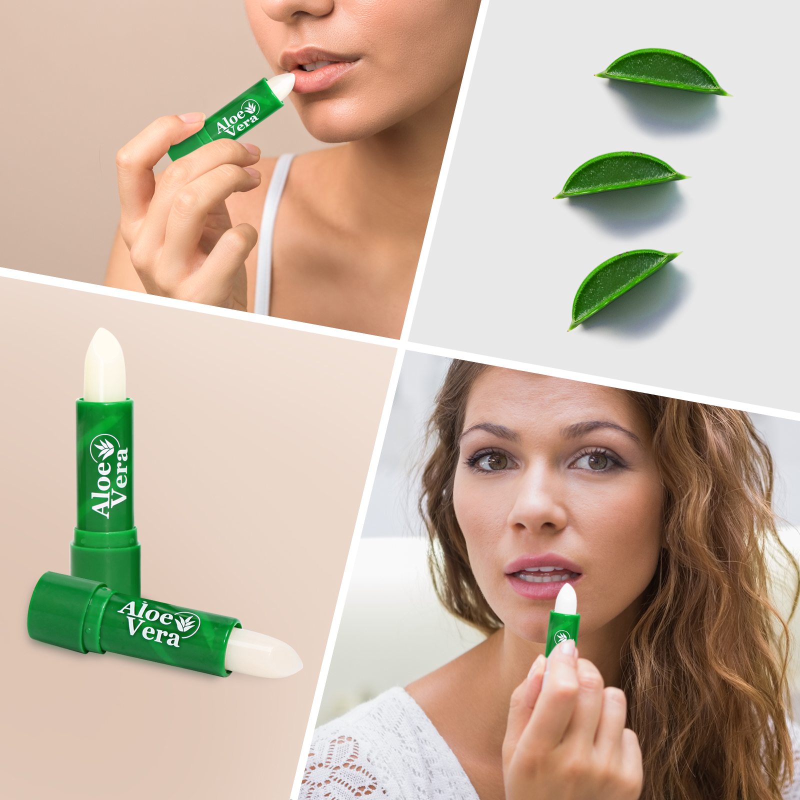 24 x Lip Balm Aloe Vera Lip Care Lipstick Full Size Hydrates and