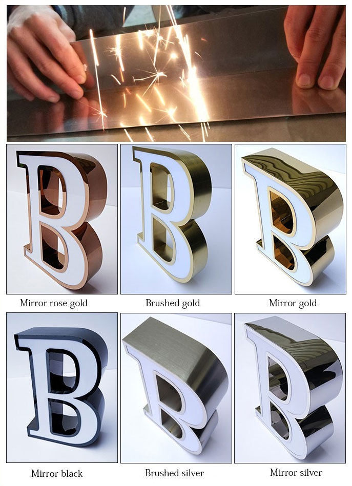 Stainless Steel Colors Options