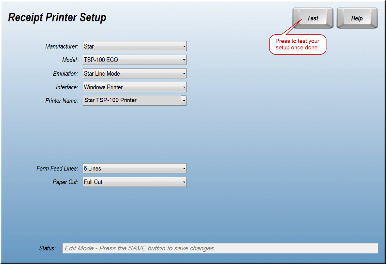 Receipt Printer Knowledgebase StoreTender Online