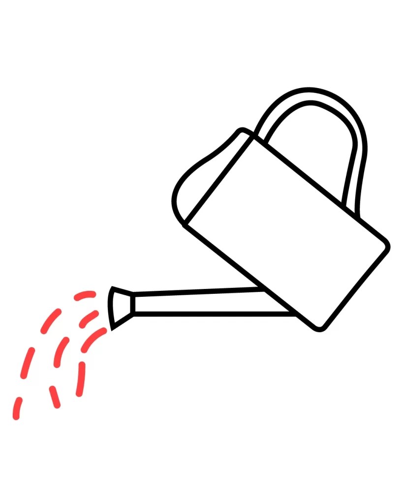 How To Draw Watering Can In Easy Step By Step Guide For Kids