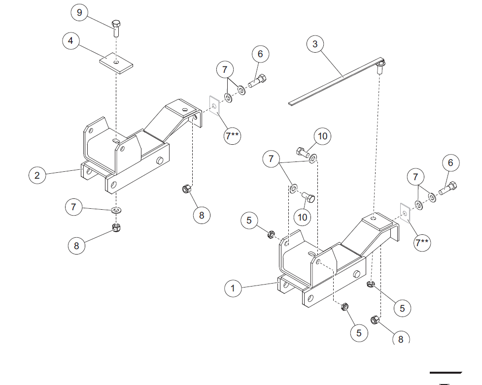 679601 Western ultramount Snowex 992007 Chevy GMC 1500 3519 plow