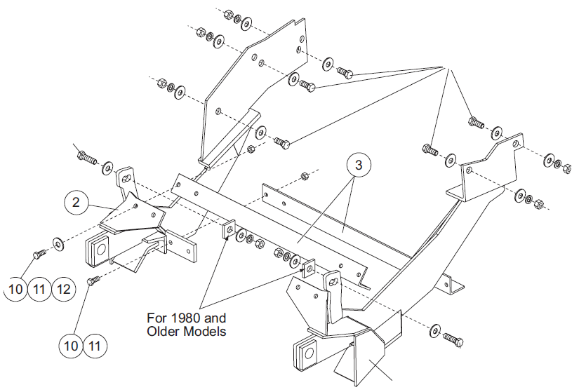 Used 7129 Fisher Minute Mount plow Mount 738791 Chevy GMC K1500 2500