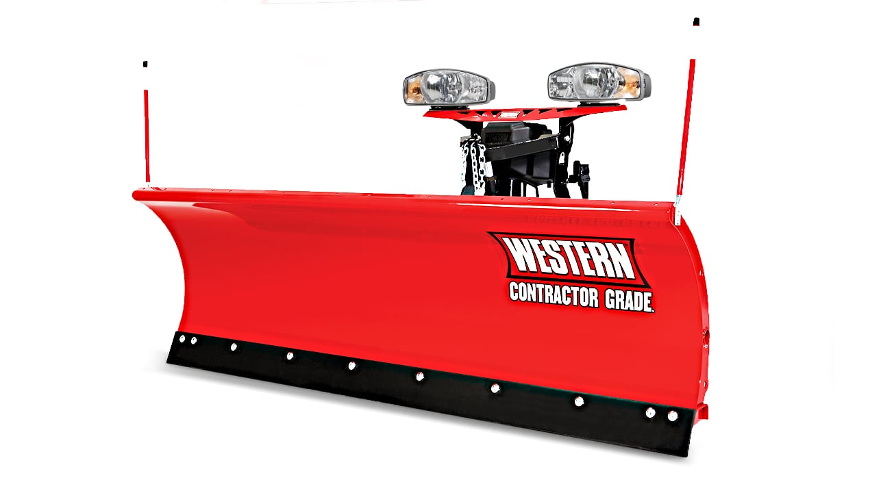 8'6" Pro Plus Western Ultramount Steel Snow Plow 1 Ton