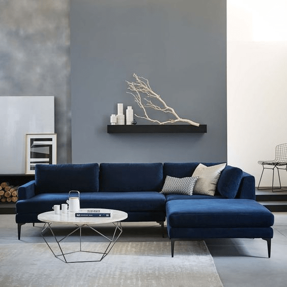 15 Blue Couch Living Room Ideas Make Your Living Space True Blue Swoon