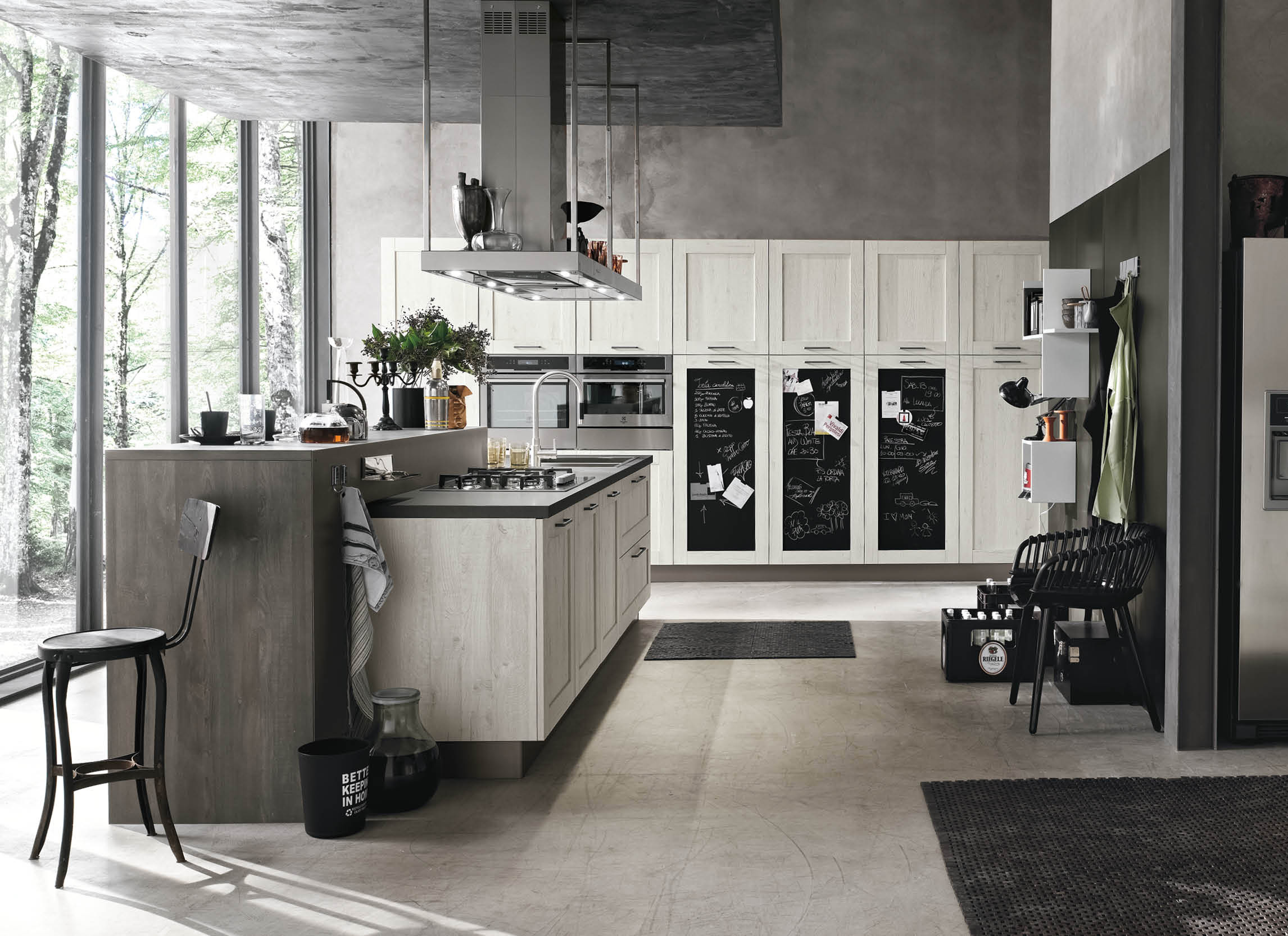 Cucina grigia arredi e abbinamenti con altri colori Stosa Cucine