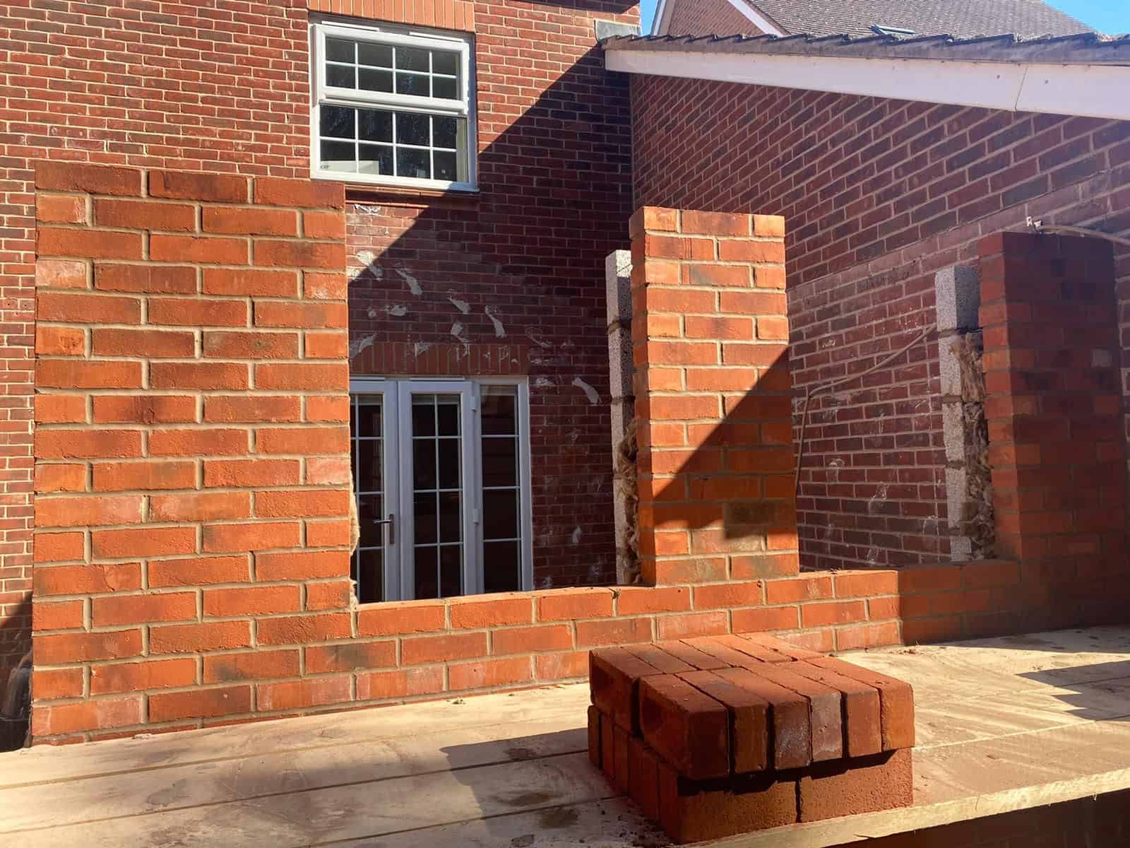 Rear LeanTo Extension, Shepshed Stotto Build