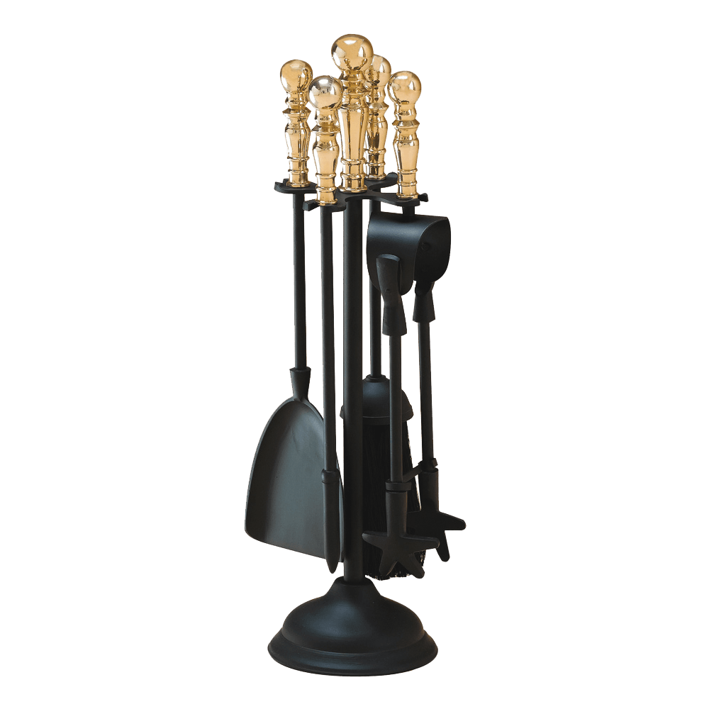 4pc Chrome Tool Set Stovax Accessories