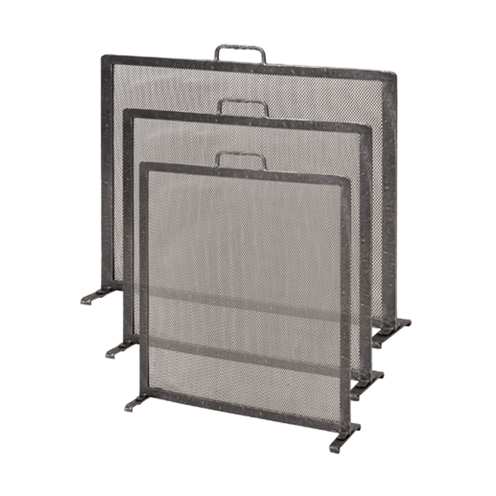 Wrought Iron Fire Screen Flat Stovax Accessories