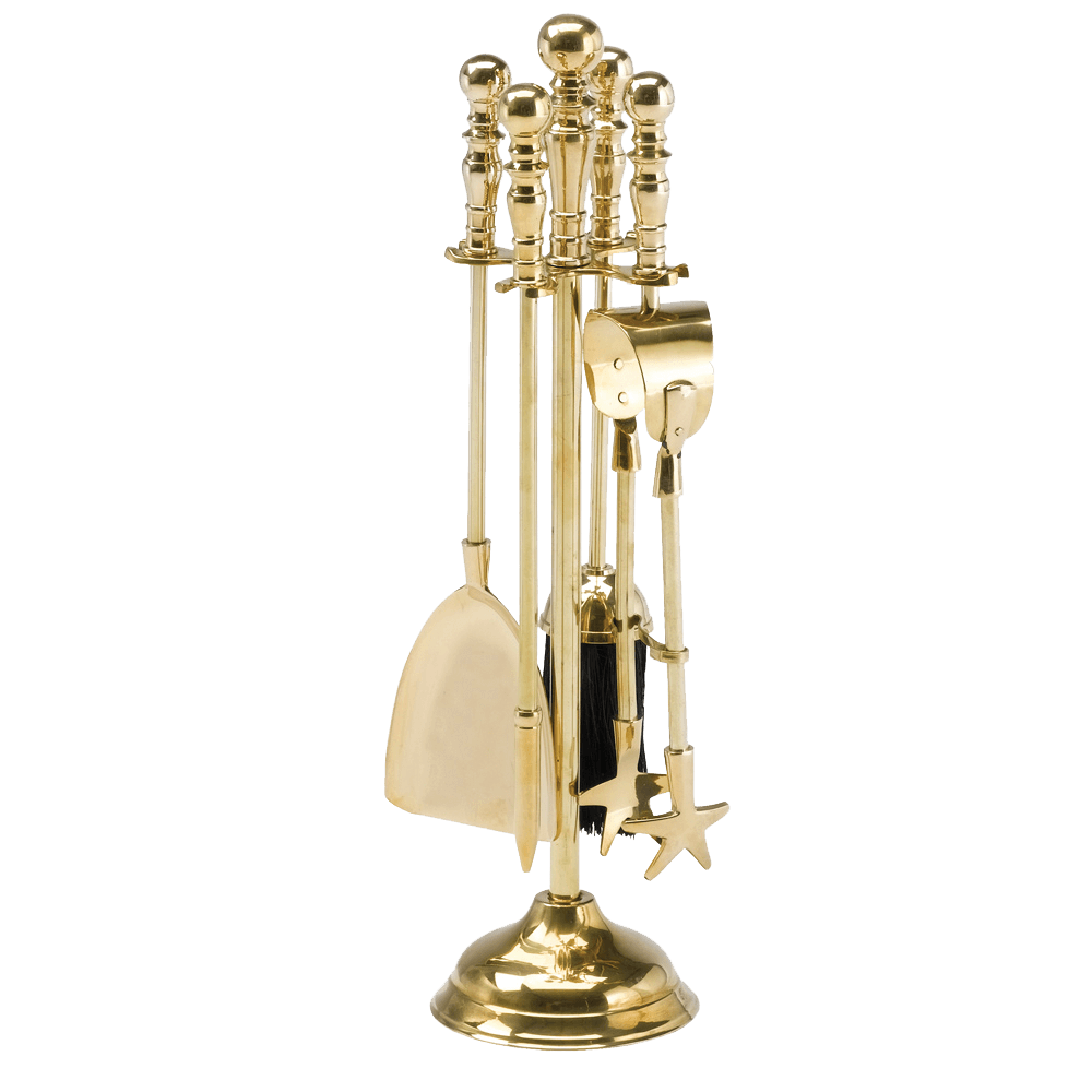 4pc Chrome Tool Set Stovax Accessories