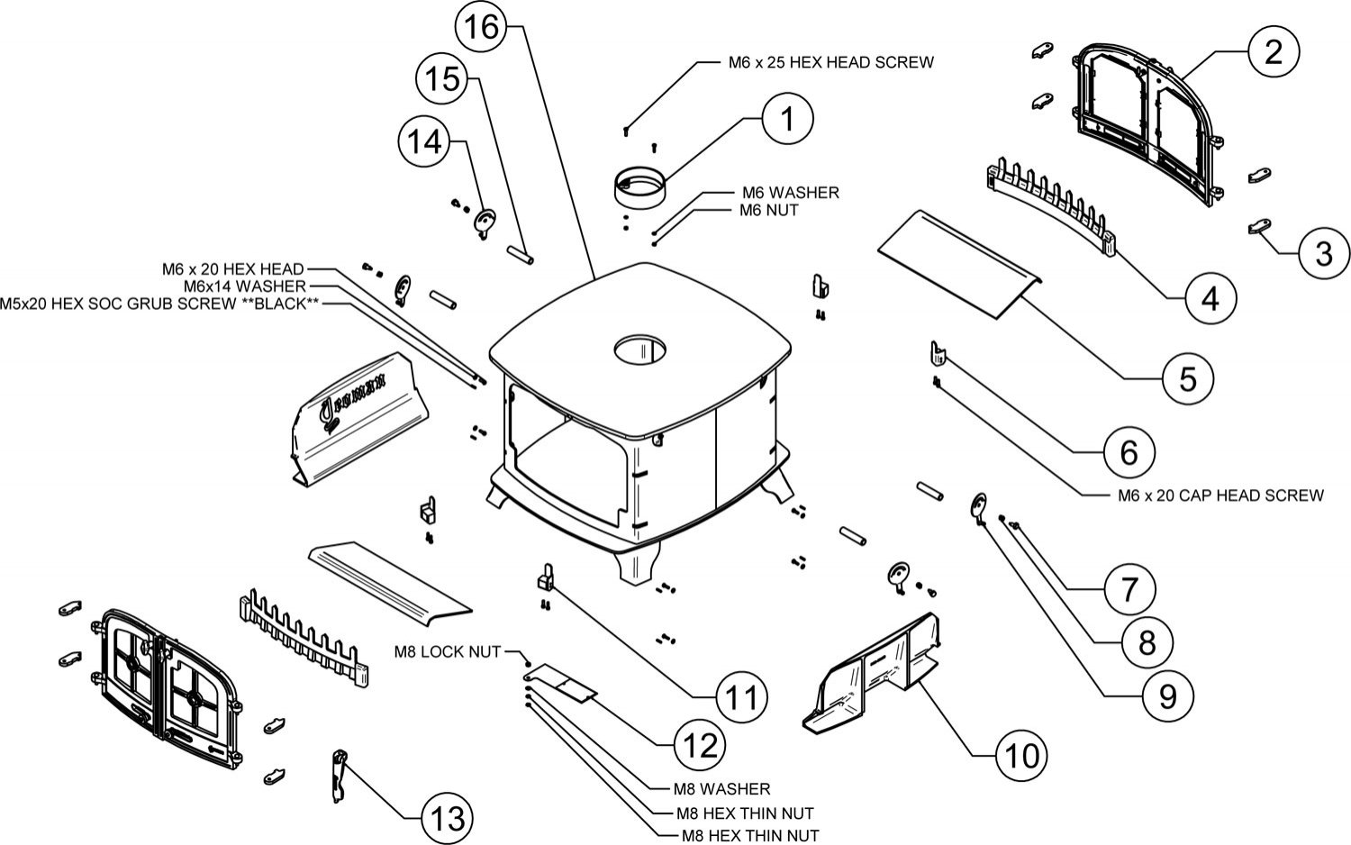 Yeoman County Mk2 Flat Top, Double Door, Double Sided, Double Depth