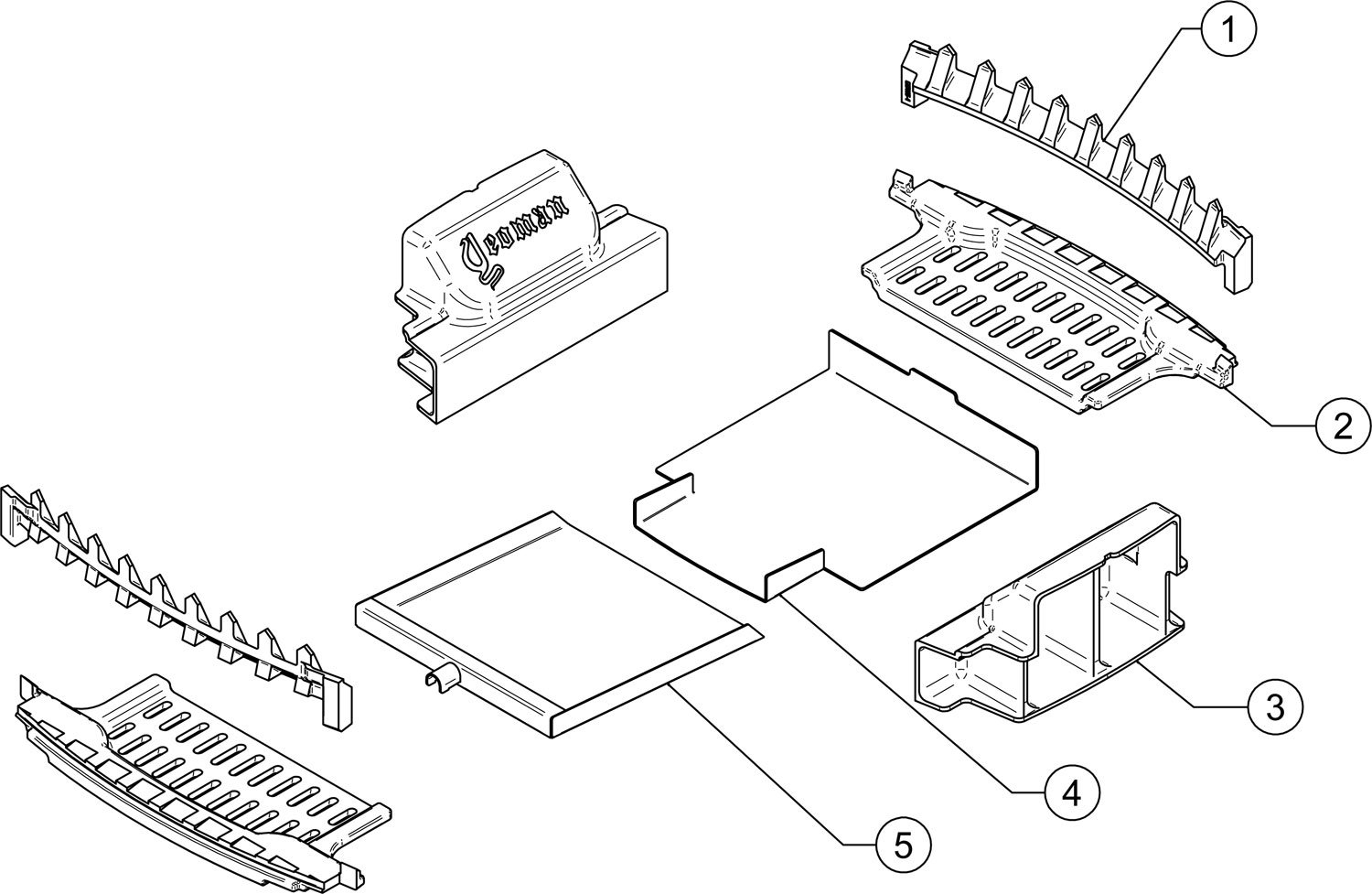 Mk2 Yeoman County Low Canopy, Double Door, Double Sided, Single Depth