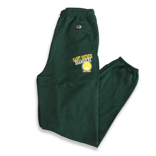 Champion Green Sweatpants Saint Patrick High School