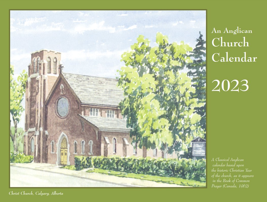 anglican church year calendar 2023 An Anglican Church Calendar