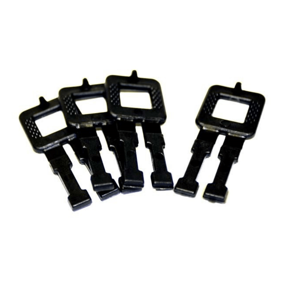 12mm Black Plastic Strapping Buckle STP Packaging