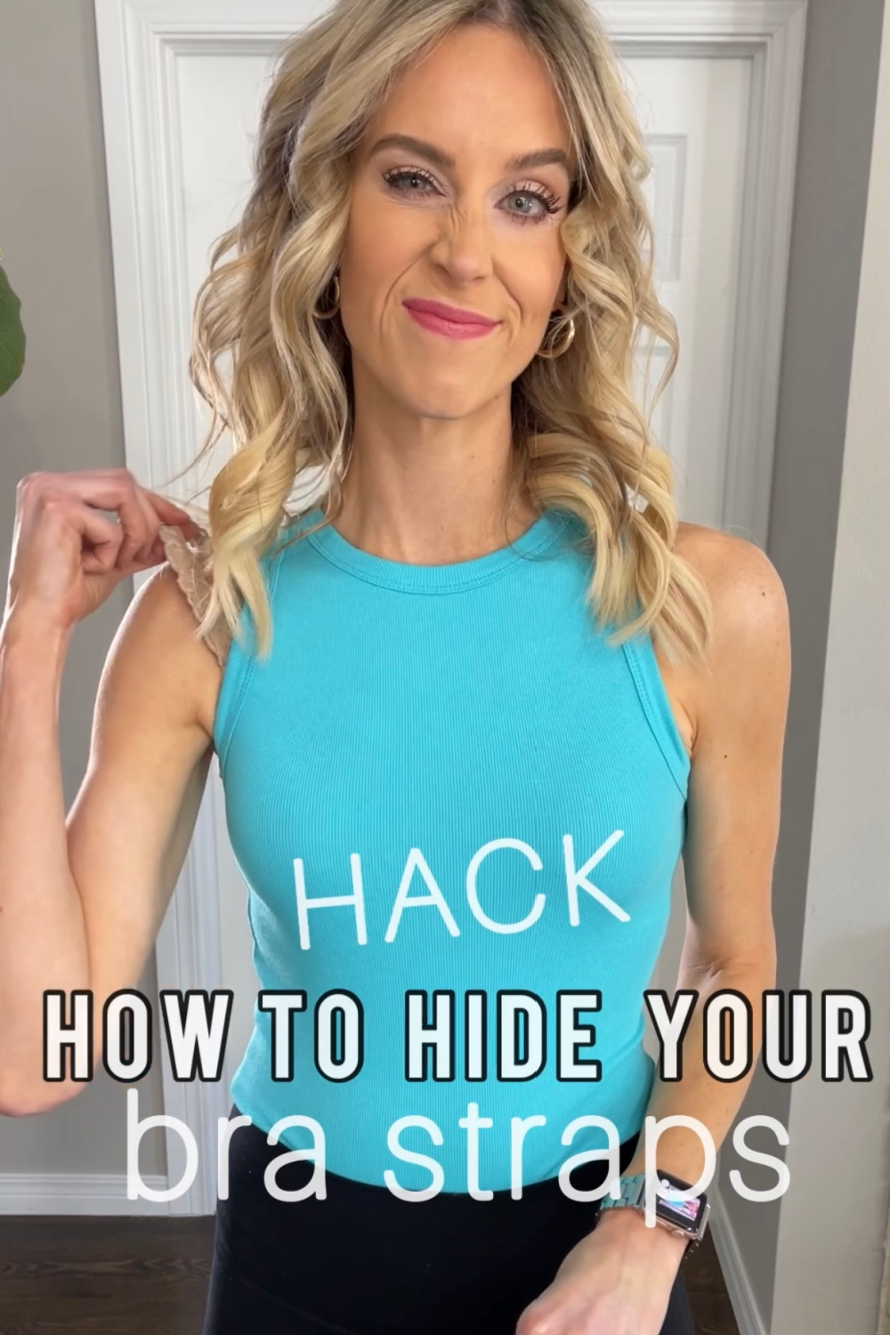 Bra Hack! How to Hide Your Bra Straps on a Racerback Top Straight A Style