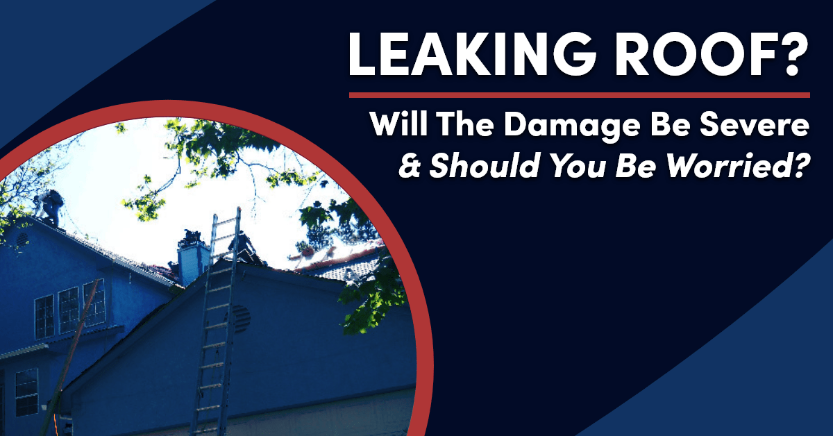 Leaking Roof? Will The Damage Be Severe And Should You Be Worried