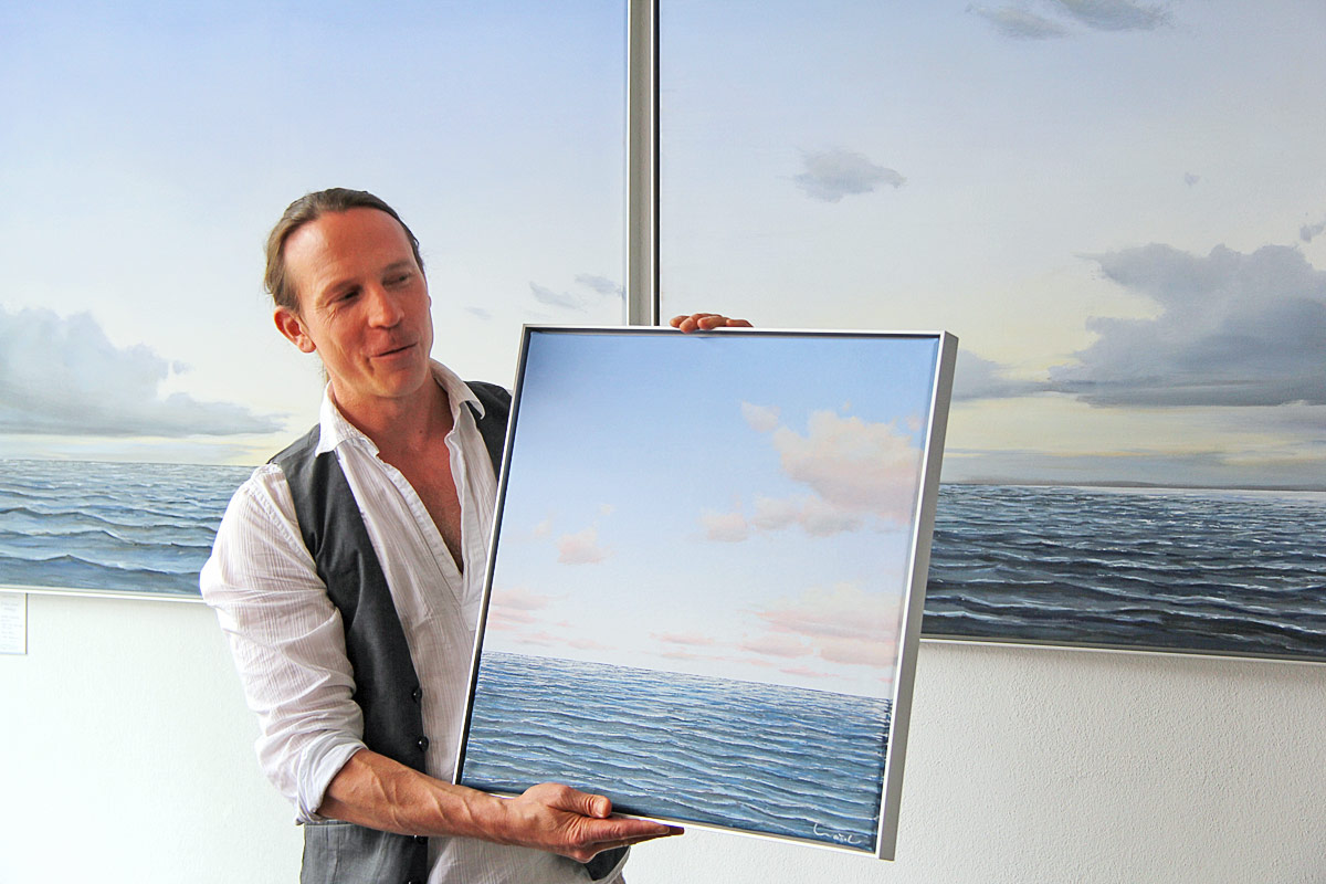 GalerieEröffnung in Haffkrug Michael Weigels Gespür für Meer