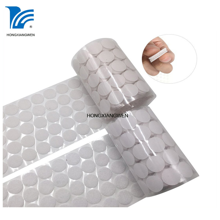 hook and loop dots, adhesive hook loop dots manufactor