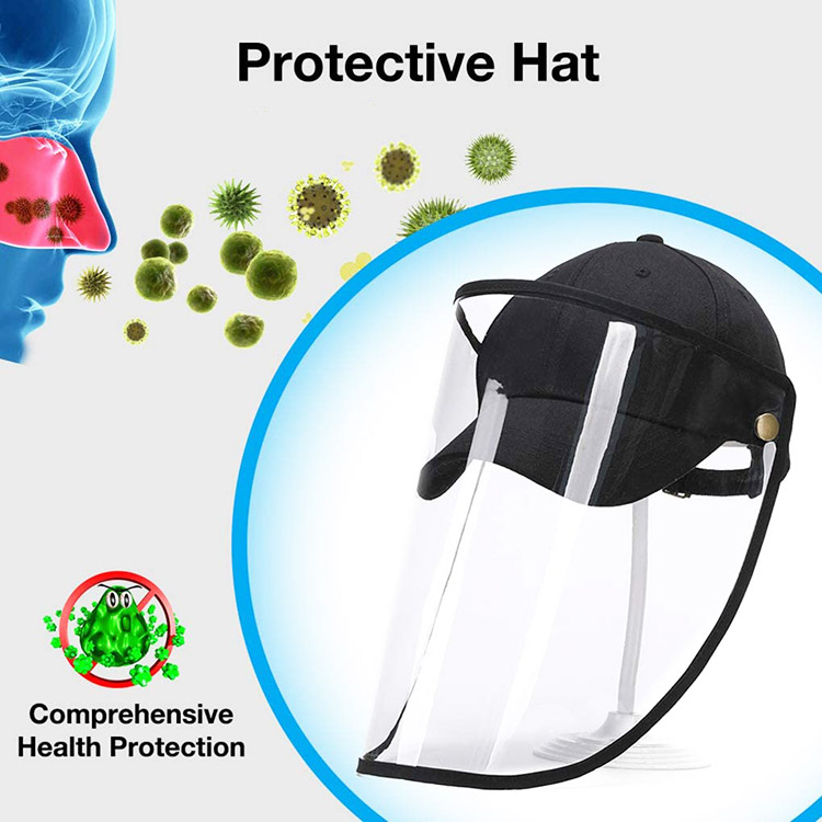 Protective Hat Bucket Hat, Protective Hat with Face Field