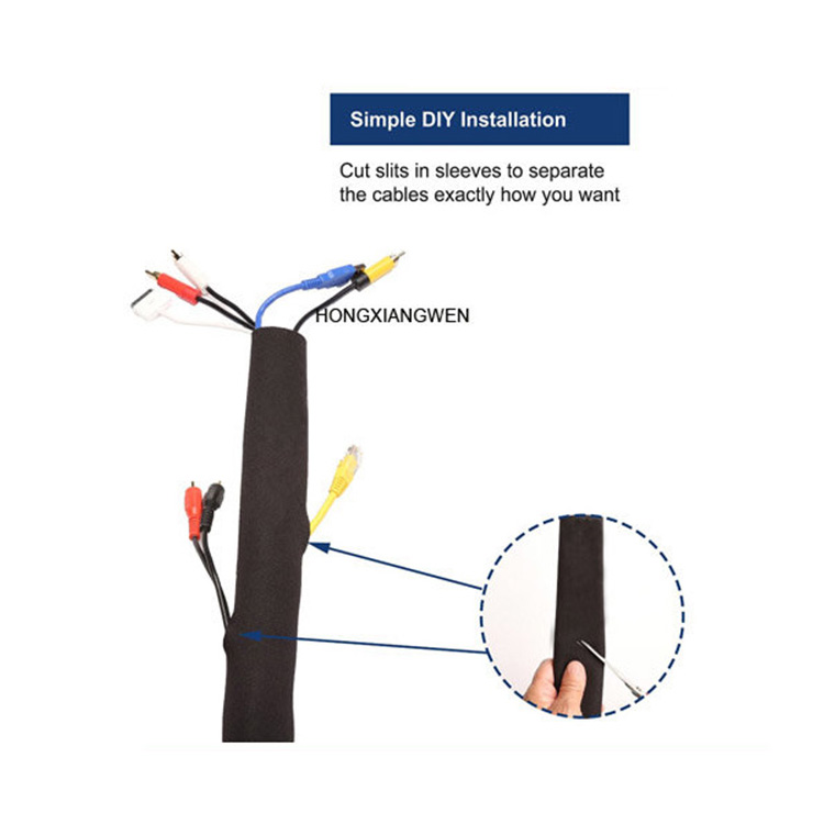 Cable Management Zipper, Neoprene Cable Management, Cable Management